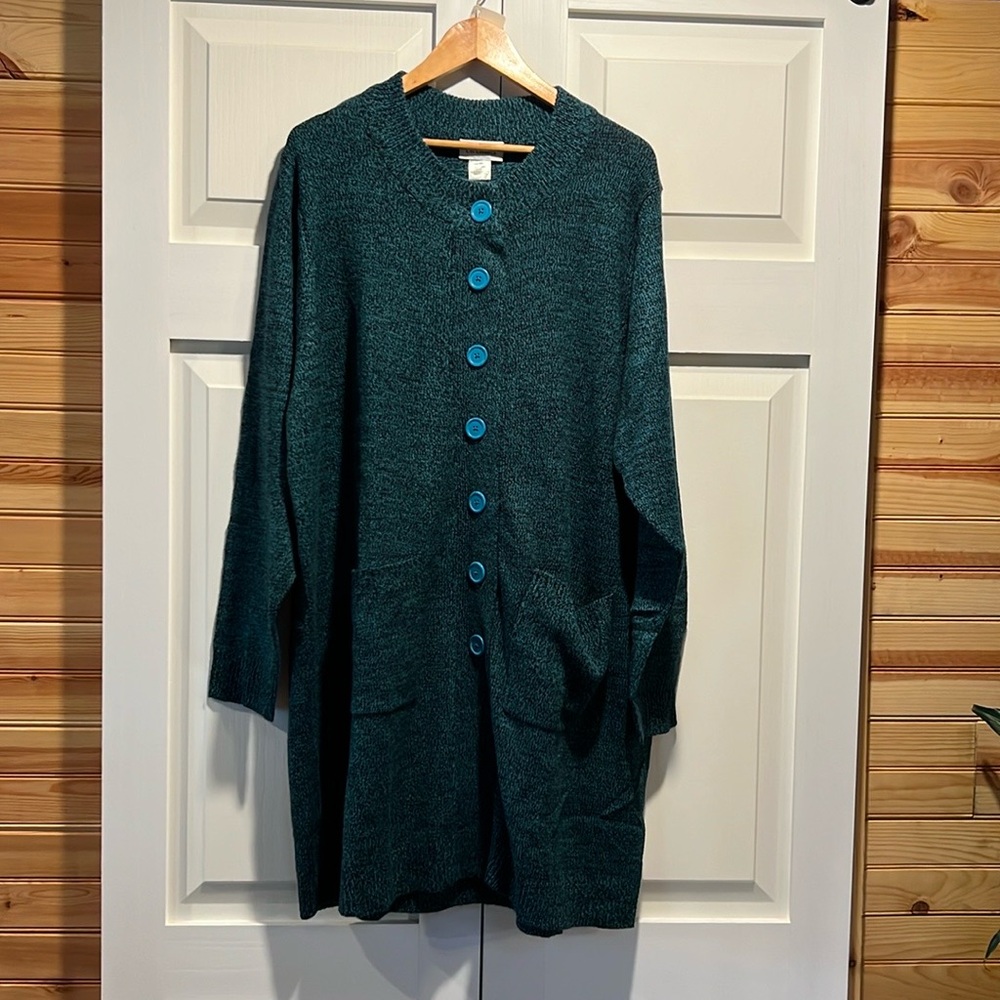 CW Classics women’s long cardigan sweater